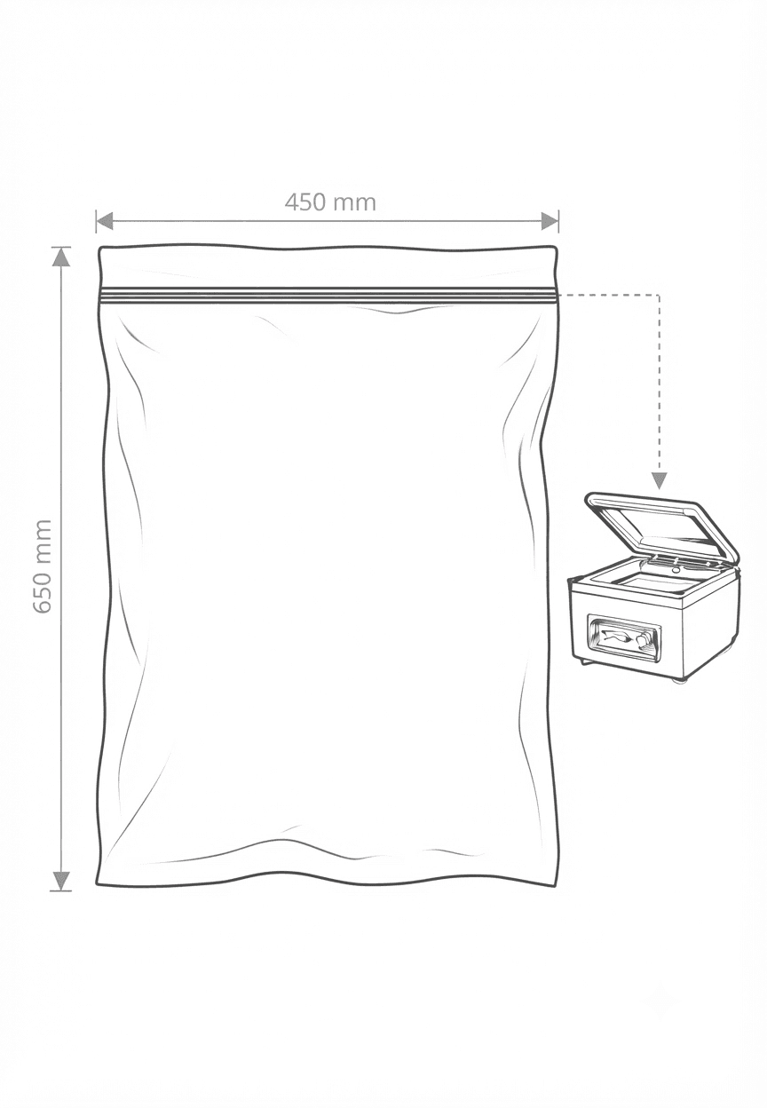 Vakuumbeutel 450 x 650 mm